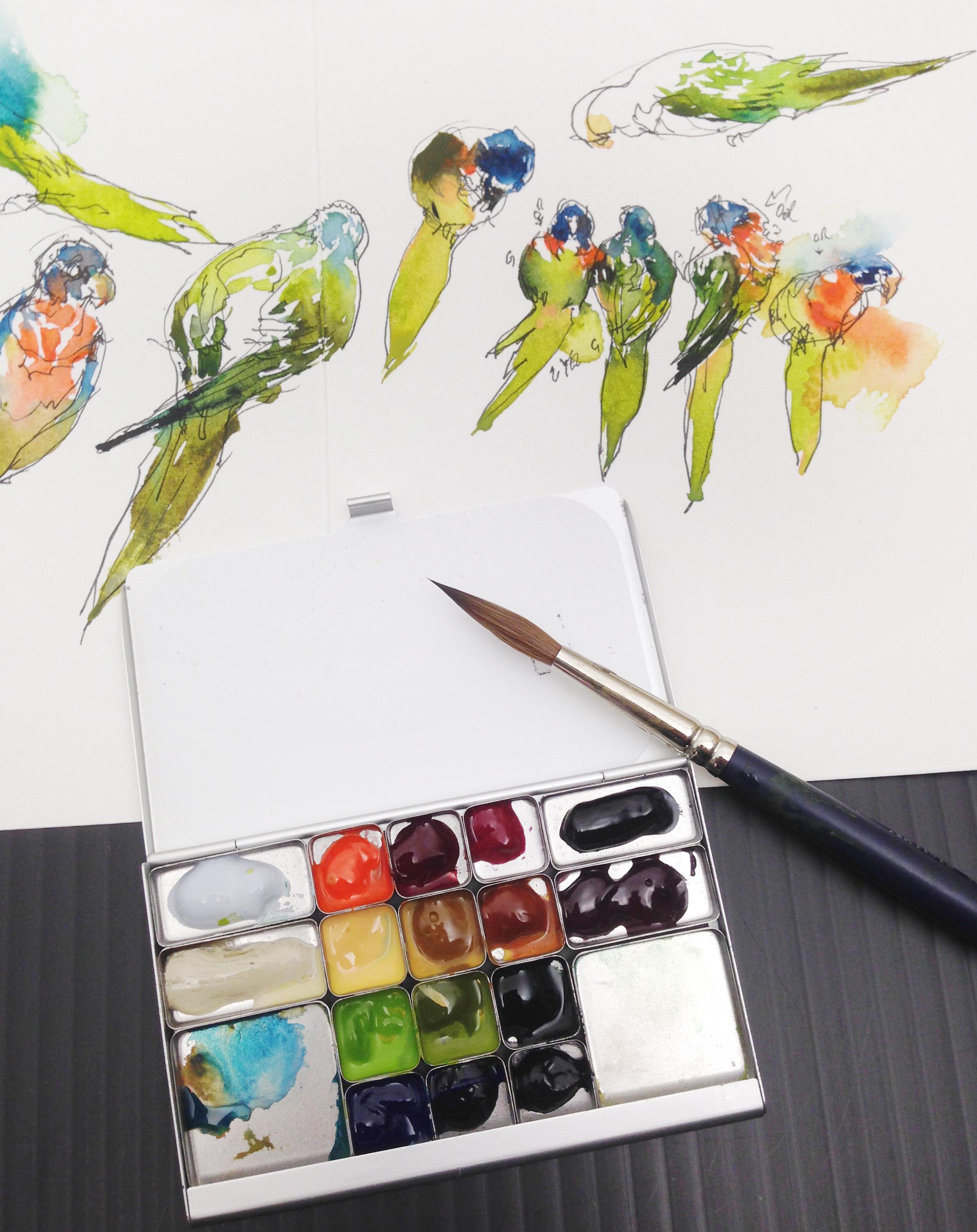 2406x3035 Pocket Sized Watercolor Kit! Want A Discount Code For These Deets - Pocket Watercolor