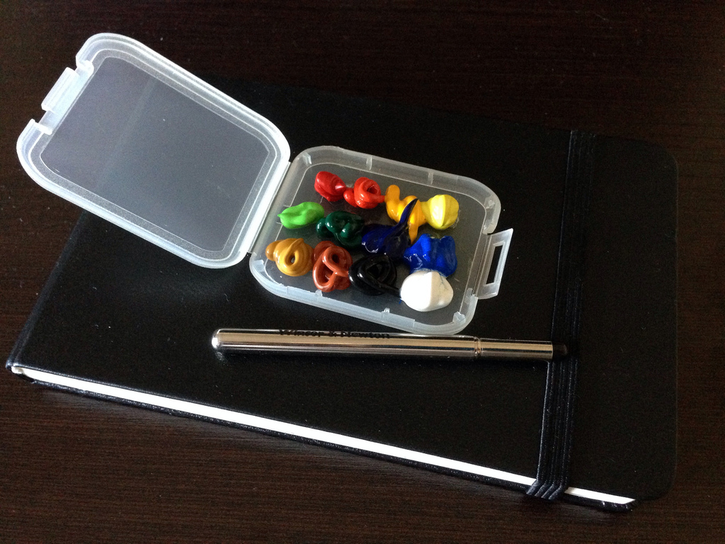 1024x768 Sd Really Pocket Watercolor Travel Kit. Fabricio Peruzzo - Pocket Watercolor