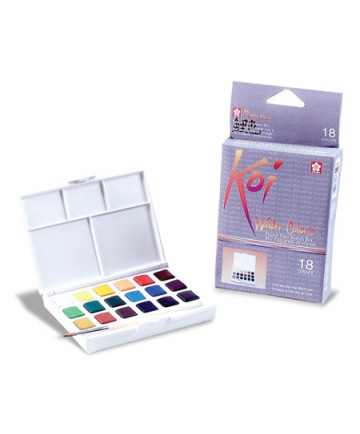 360x434 Sakura Koi Pocket Watercolor Paint Set Of 18 - Pocket Watercolor