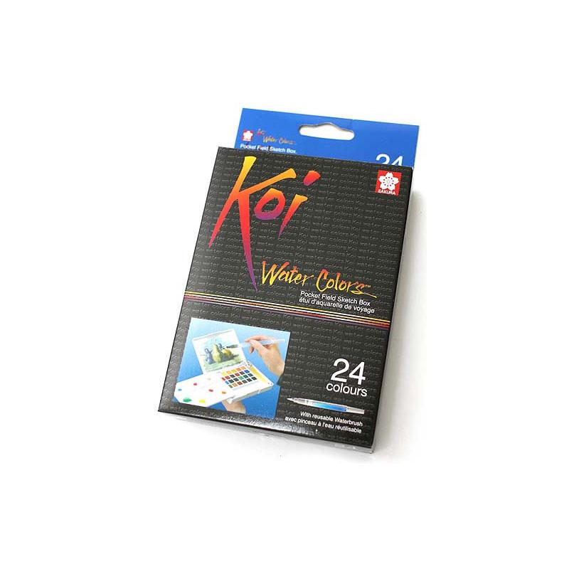 800x800 Sakura Koi Watercolor Pocket Field Sketch Box - Pocket Watercolor