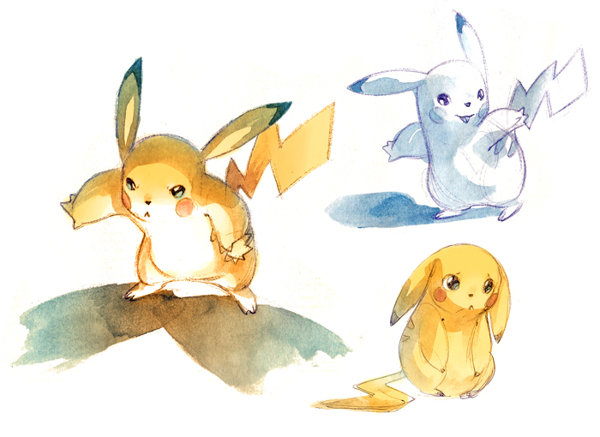 600x437 Fan Art Friday Watercolor Pokemon Another Castle - Pokemon Watercolor
