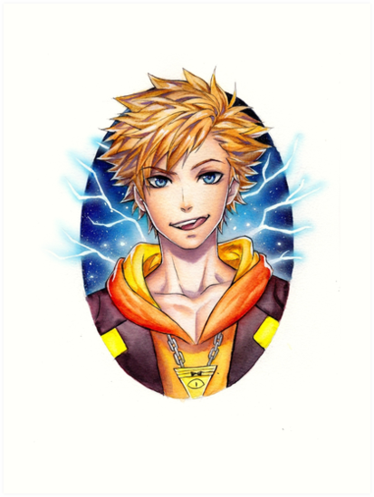 413x549 Spark Pokemon Go Watercolor Art Prints By Laovaan Redbubble - Pokemon Watercolor Art