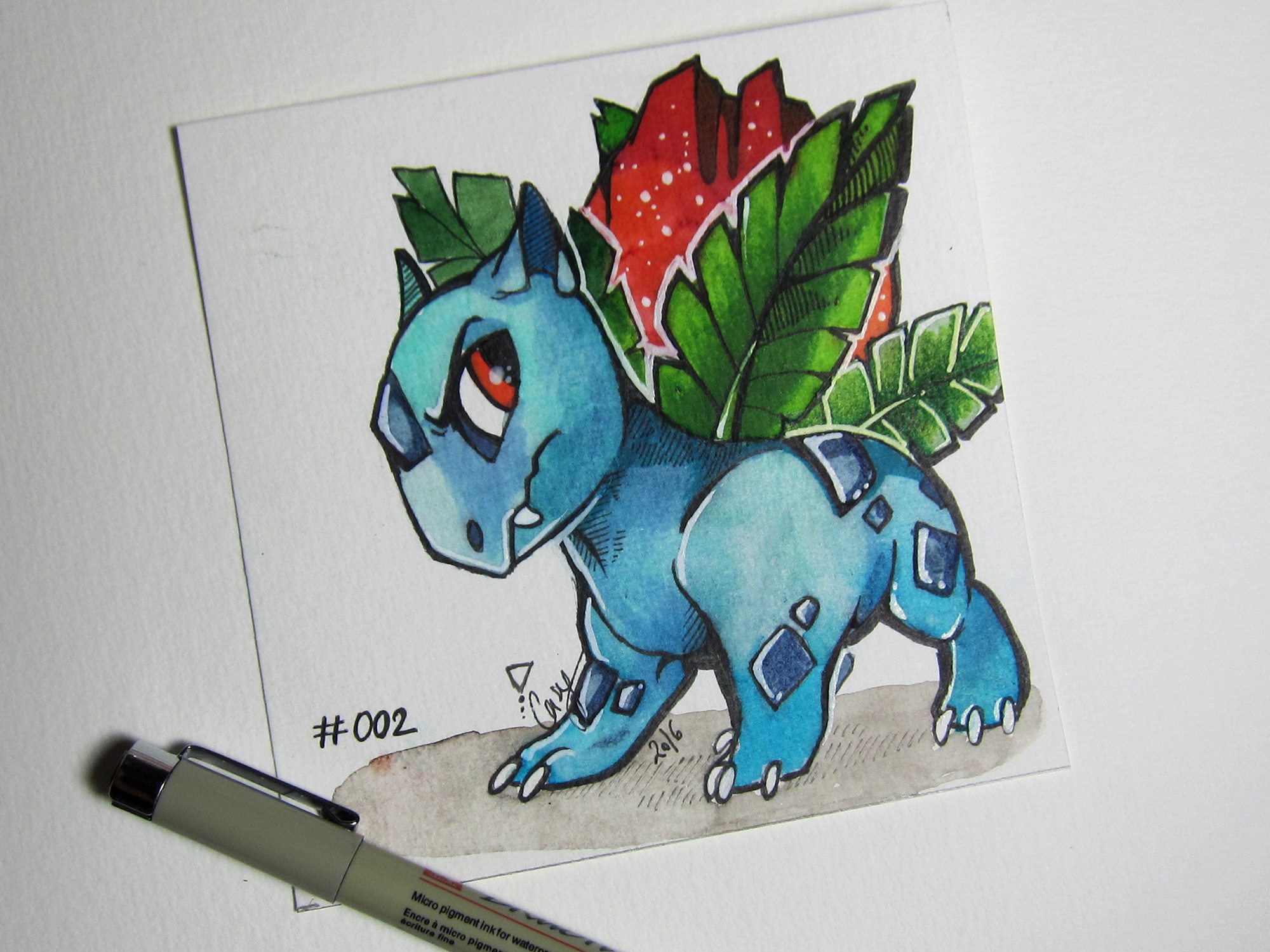 2000x1500 Pokemon - Pokemon Watercolor Original
