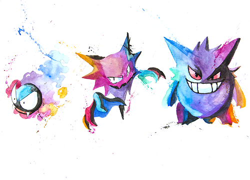 500x361 181 Images About On We Heart It See More About - Pokemon Watercolor Original