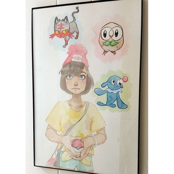 600x600 Untitled - Pokemon Watercolor Original