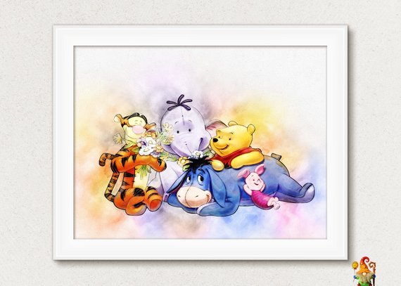 Pooh Watercolor at PaintingValley.com | Explore collection of Pooh ...