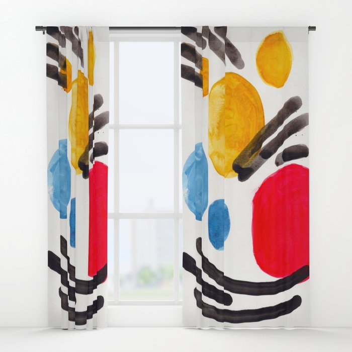 700x700 Mid Century Modern Abstract Juvenile Childrens Fun Art Primary - Pop Art Watercolor