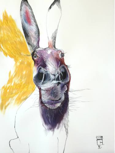 375x500 Original Pop Art Horse Watercolor Paintings For Sale Saatchi Art - Pop Art Watercolor