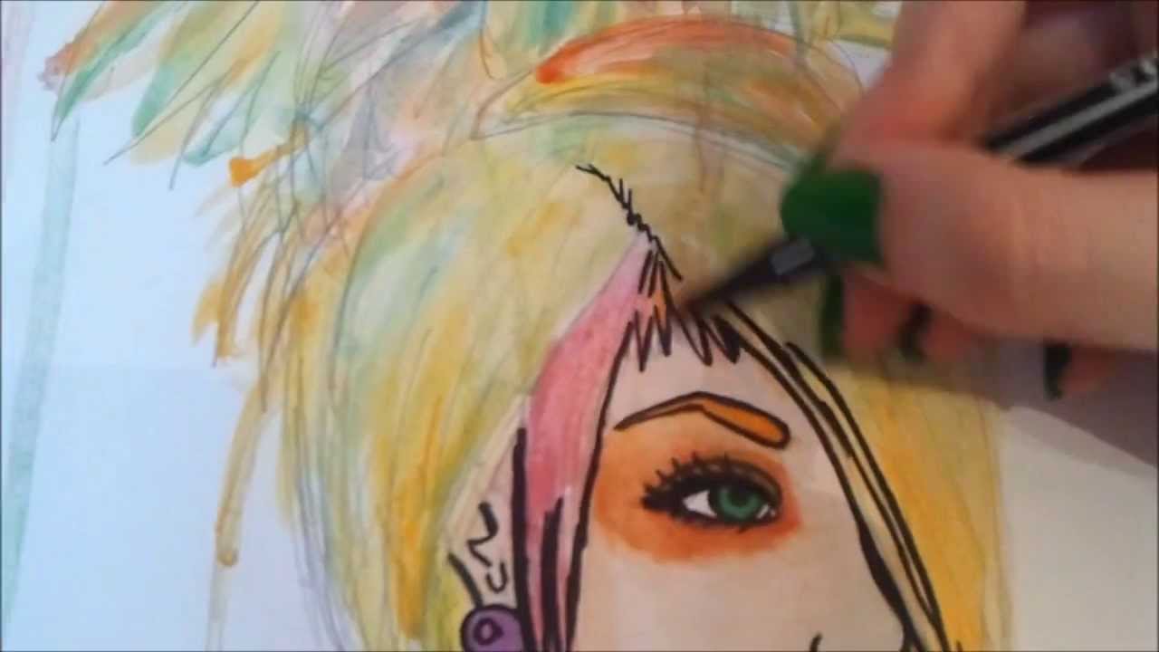 1280x720 Watercolour Pop Art (Hd) - Pop Art Watercolor