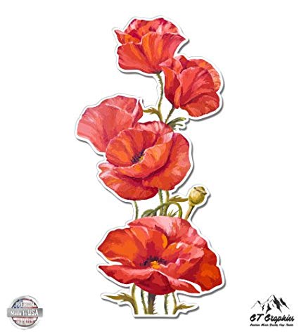 425x472 Poppies Watercolor Beautiful Poppy Flowers - Poppy Flower Watercolor