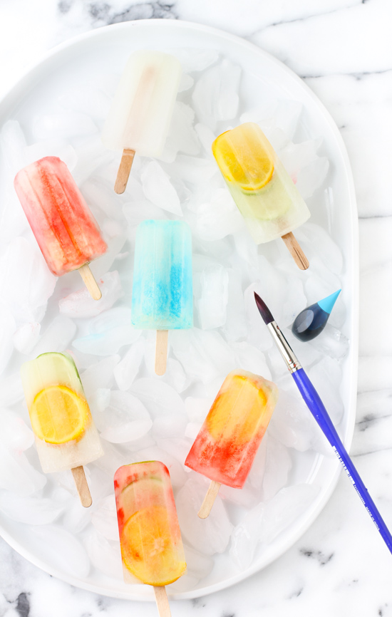 550x866 Watercolor Pops Painted Popsicles Recipe And Diy Party Hack - Popsicle Watercolor