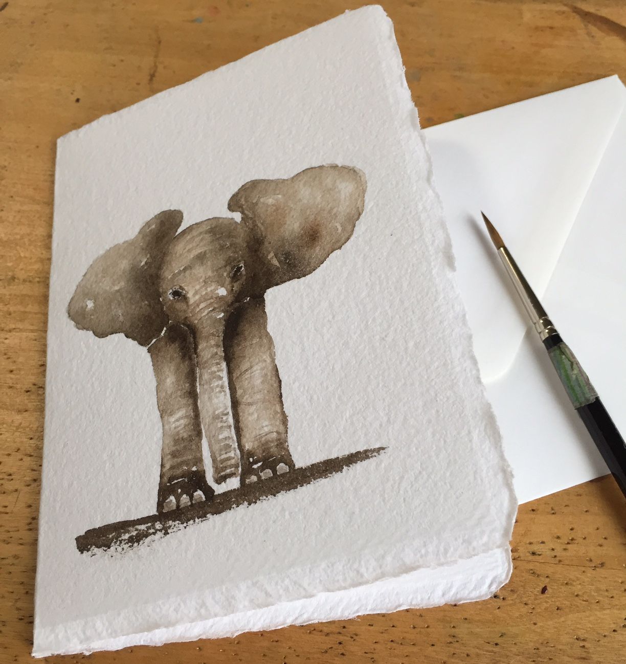 1224x1298 Original Watercolor Postcard - Postcard Watercolor