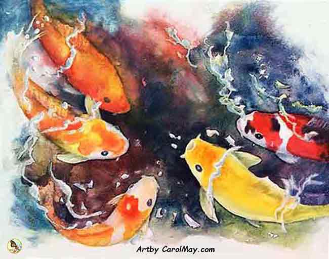 650x512 How To Paint With Watercolors - Pouring Watercolor