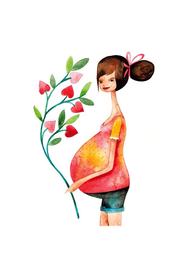 600x849 Sale Cij 15% - Pregnant Woman Watercolor