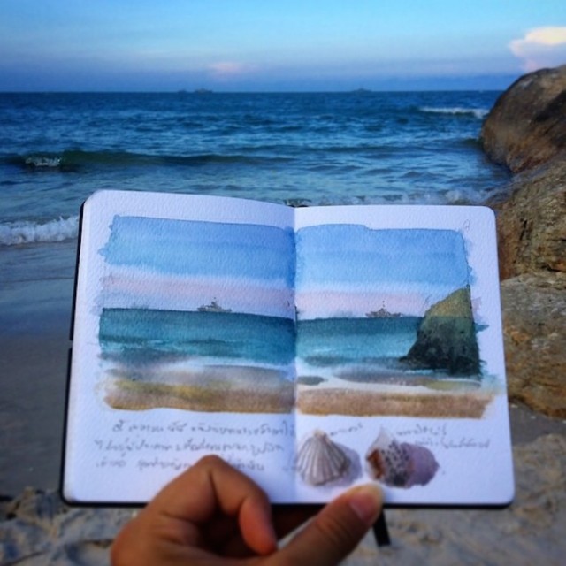 640x640 Pretty Watercolor Paintings Fubiz Media - Pretty Watercolor