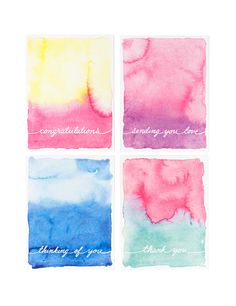 236x306 Pretty Watercolor Cards Designed By An Open Sketchbook From - Pretty Watercolor Background