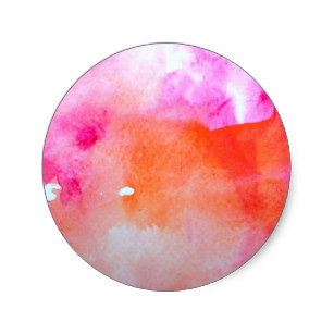 307x307 Watercolor Background Stickers Zazzle Au - Pretty Watercolor Background