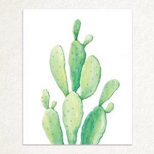 300x300 Prickly Pear Painting Etsy - Prickly Pear Watercolor