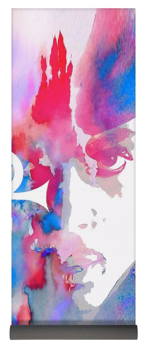 500x1171 Prince Watercolor Yoga Mat For Sale By Dan Sproul - Prince Watercolor