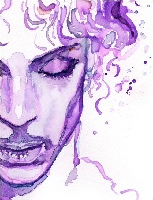 500x654 David Mack - Prince Watercolor