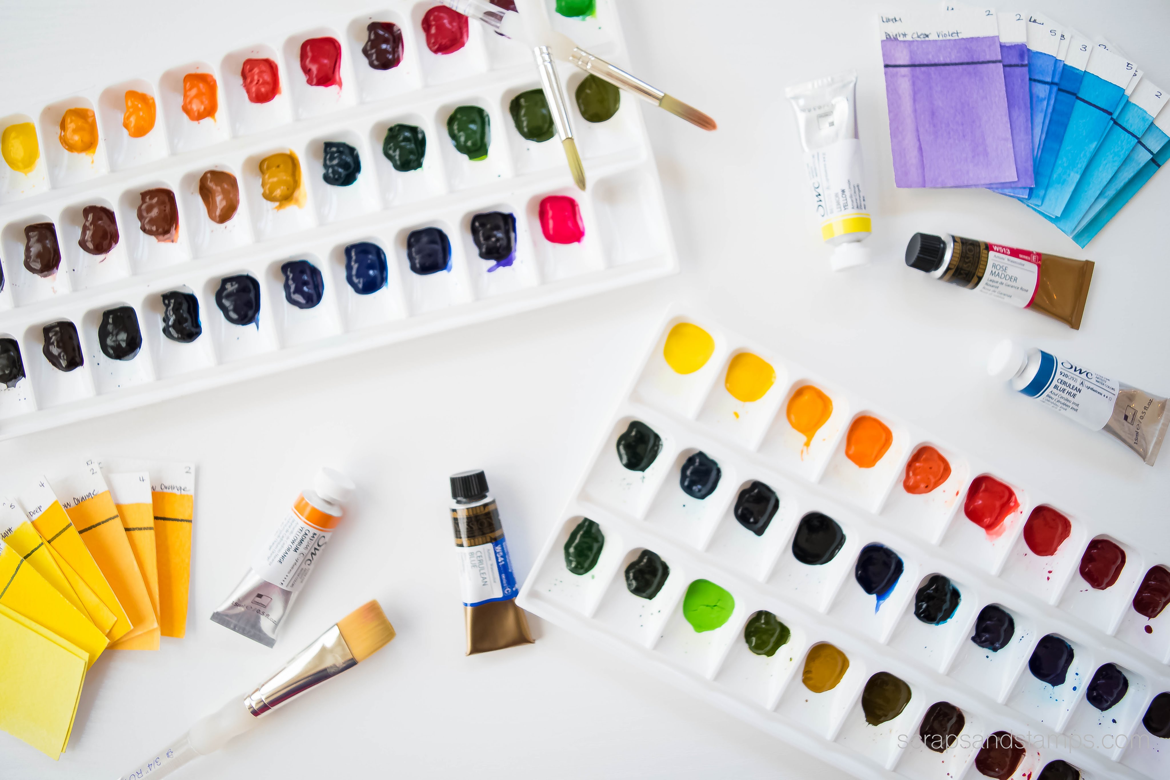 4096x2731 Watercolor Comparison Shinhan Professional Watercolor Amp Mijello - Professional Watercolor