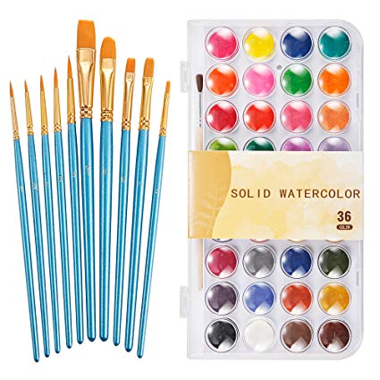 425x425 Watercolor Paint Set, 36 Colors Professional - Professional Watercolor