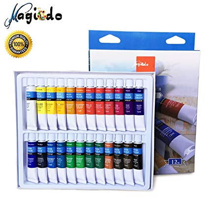425x425 Watercolor Paint Set With Palette, 24 Colors X 12ml - Professional Watercolor