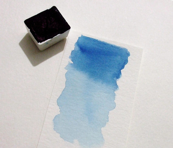 570x489 Prussian Blue - Prussian Blue Watercolor