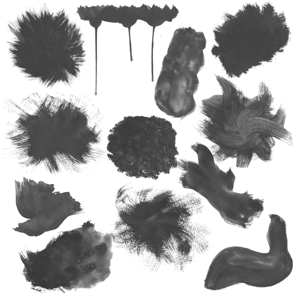 1000x1000 Free Photoshop Brushes Watercolor, Space, Canvas Smashing Magazine - Ps Watercolor Brush