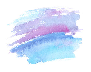 300x240 Bright Green And Blue Gradient Color Stain Painted In Watercolor - Purple Blue Watercolor