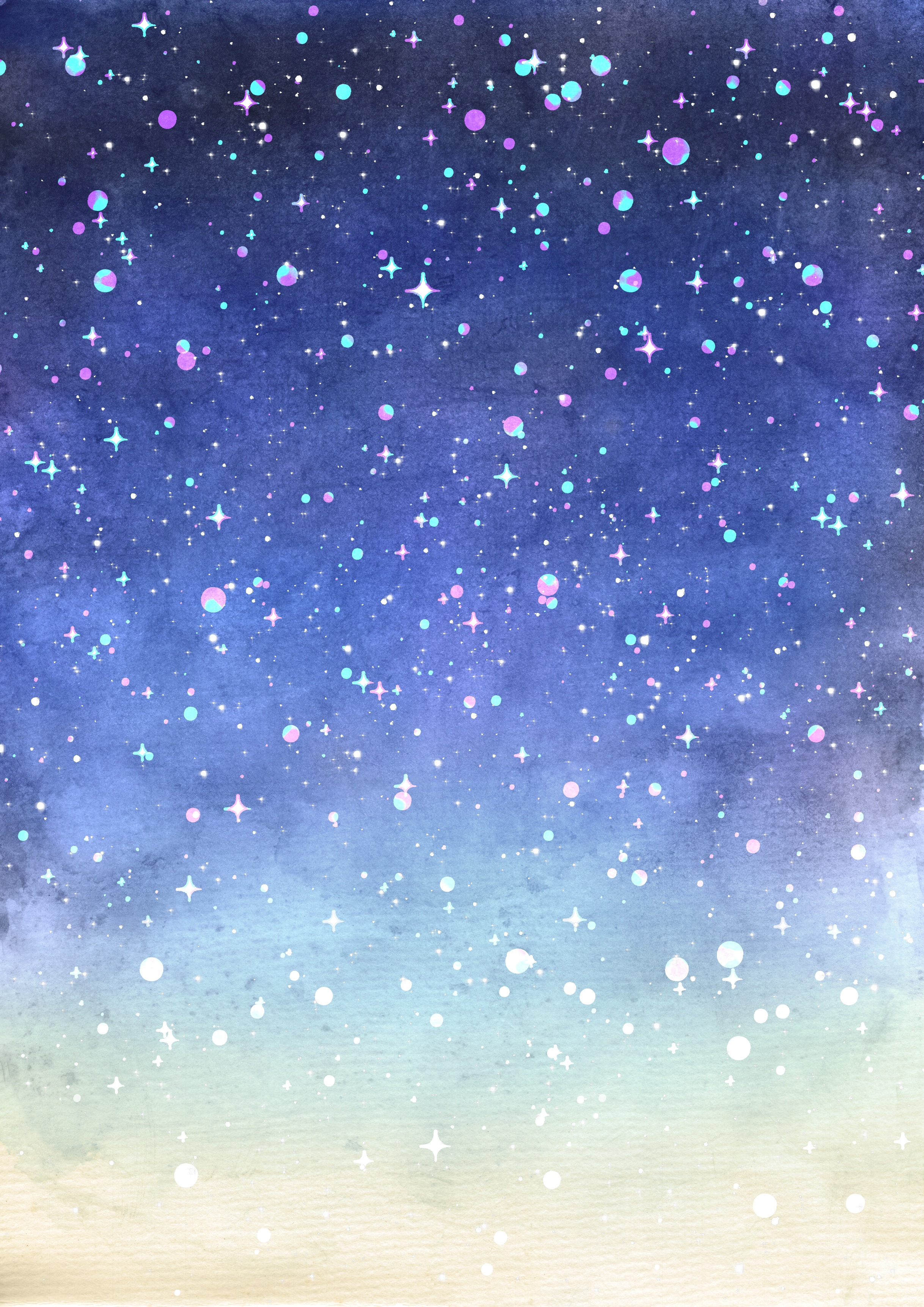 2436x3444 Free Images Star, Purple, Blue, Galaxy, Nebula, Outer Space - Purple Blue Watercolor