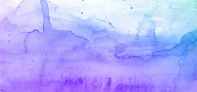 800x375 Fresh Fruits And Vegetables Food Background, Blue, Watercolor - Purple Blue Watercolor