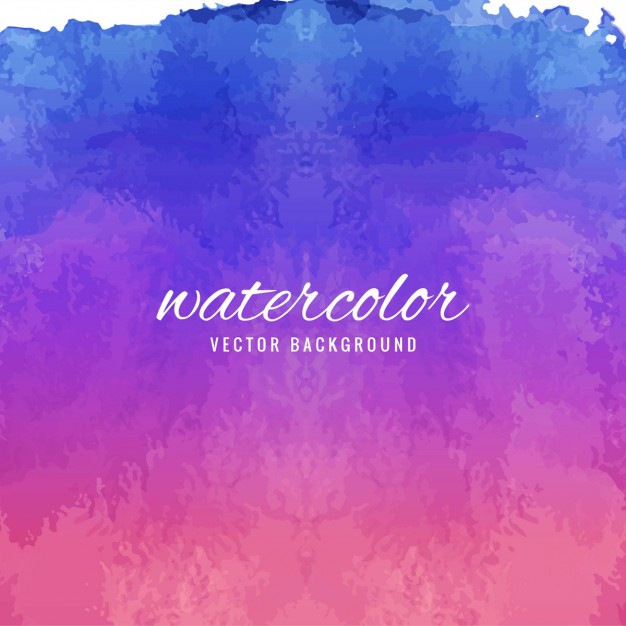 626x626 Watercolor Background In Purple And Blue Tones Vector Free Download - Purple Blue Watercolor