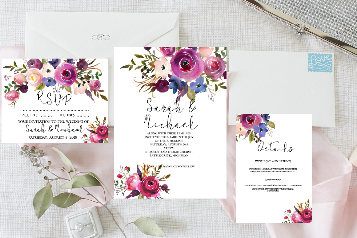 1160x772 Lavender And Blue Pink Purple Watercolor Floral Clip Art By - Purple Watercolor Art