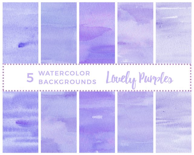 642x514 Abstract Purple Watercolor Clipart Lilac Watercolour Etsy - Purple Watercolor Background