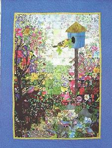 226x300 Bird House Watercolor Quilt Kit By Whims Watercolor Ebay - Quilt Watercolor