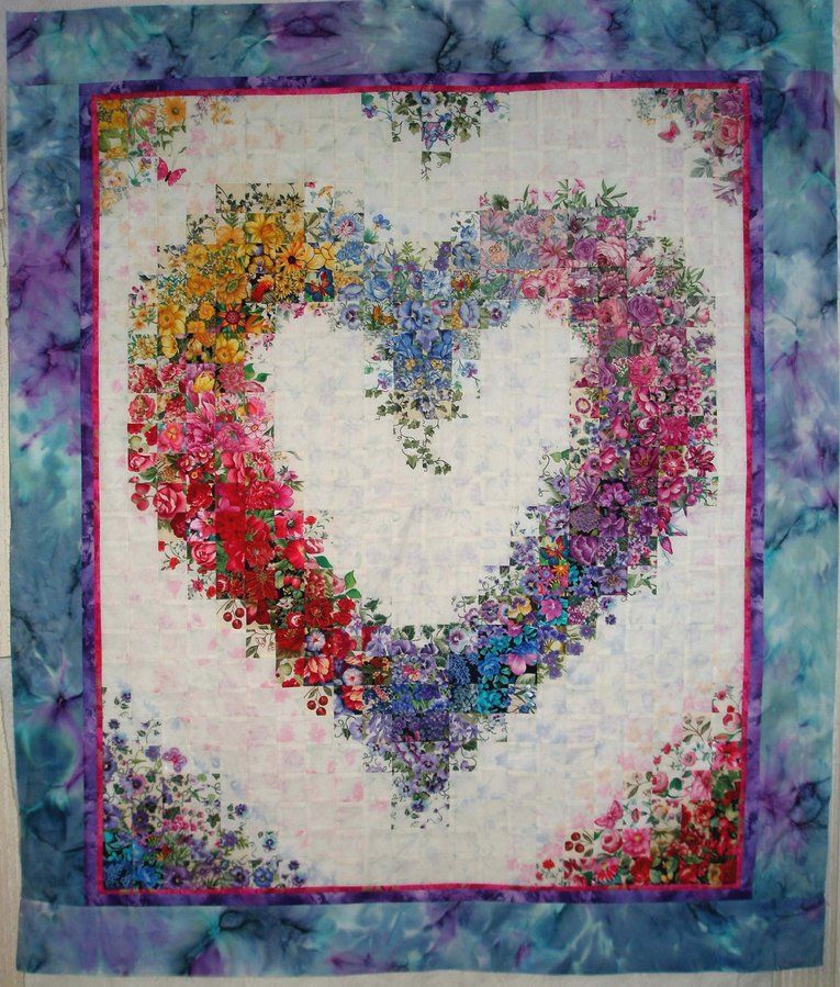 765x899 Made By Shirley Forster, Gresham, Or A Healingmemorial - Quilt Watercolor