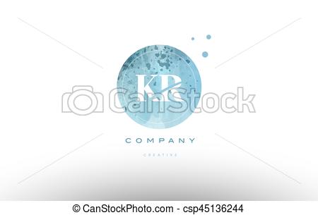 450x305 Kr K R Watercolor Grunge Vintage Alphabet Letter Logo. Kr K R - R Watercolor