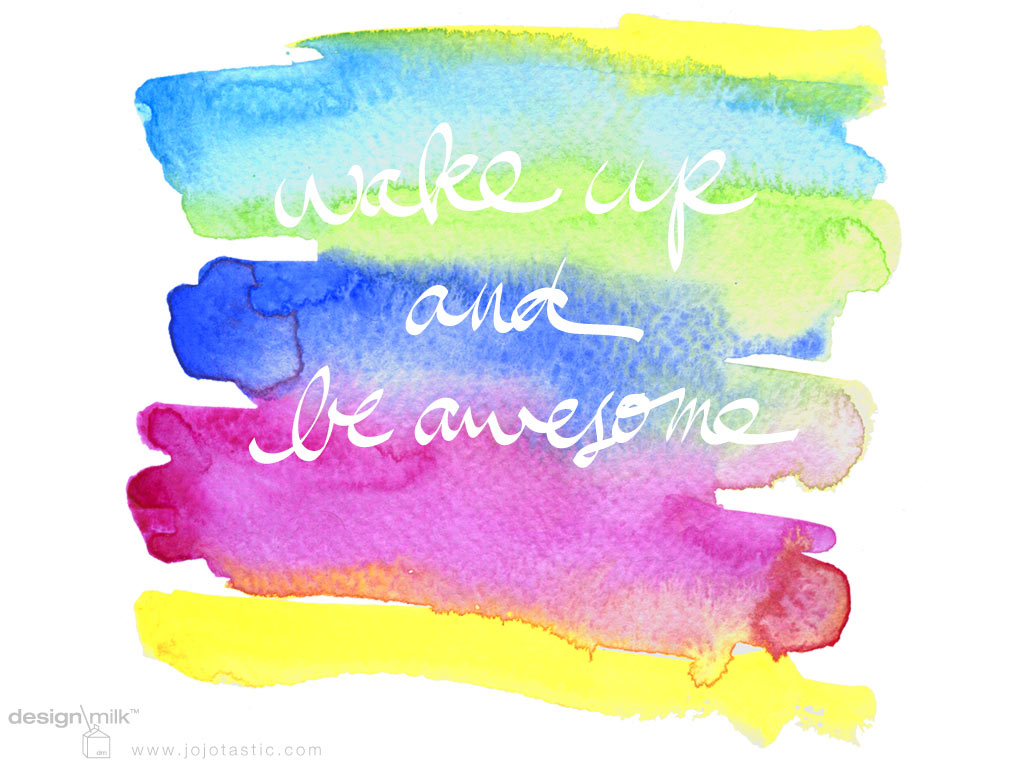 1024x768 Colorful Rainbow Watercolor Desktop Background - Rainbow Watercolor Background