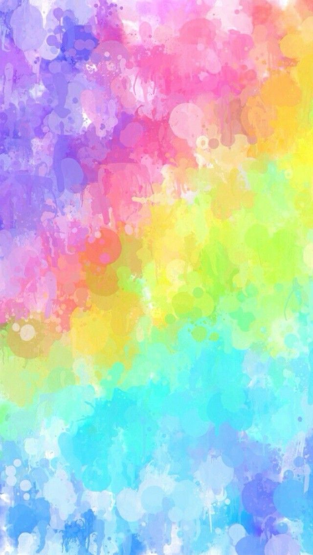 640x1136 Rainbow Watercolour Daimons Rainbows, Watercolor - Rainbow Watercolor Painting