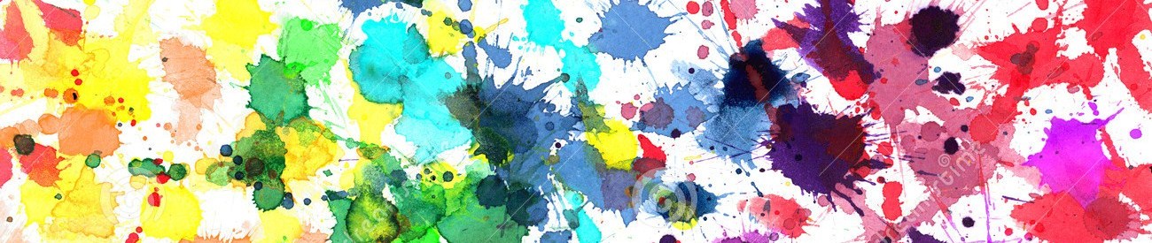 1300x275 Free Stock Image Rainbow - Rainbow Watercolor Painting