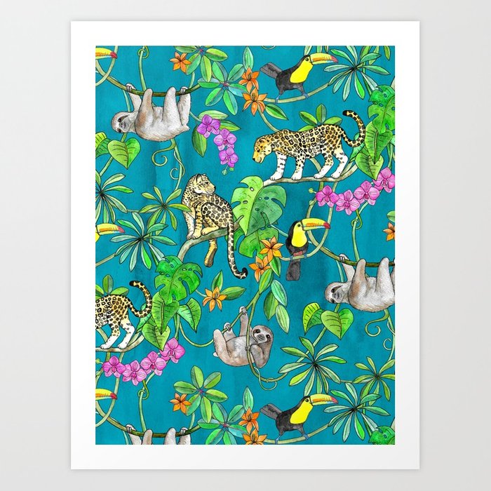 700x700 Rainforest Friends - Rainforest Watercolor