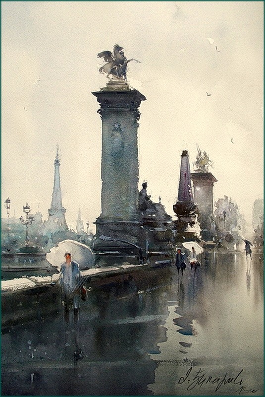 535x800 Gallery - Rainy Day Watercolor