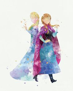 236x295 Tangled Rapunzel 2 Watercolor Art Print Disney Dreams - Rapunzel Watercolor