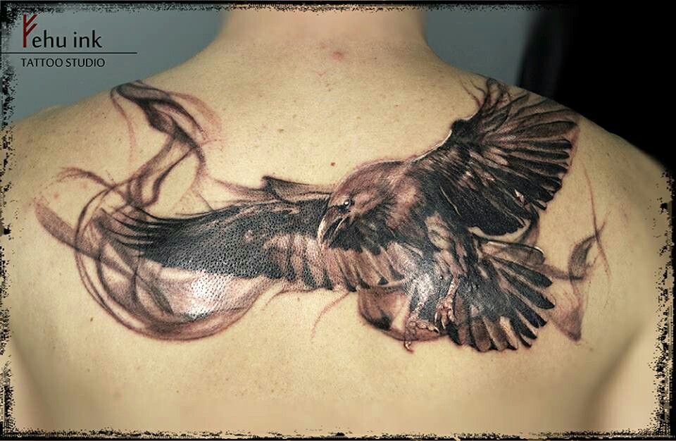 960x626 Pin By Steven Brown On Bodyink Ravens And Tattoo - Raven Watercolor Tattoo