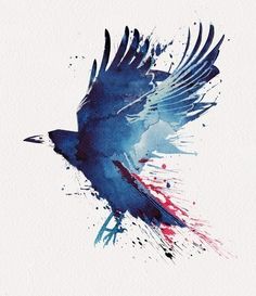 236x273 48 Best Tattoo Ideas Images In 2018 Ravens, Coolest - Raven Watercolor Tattoo