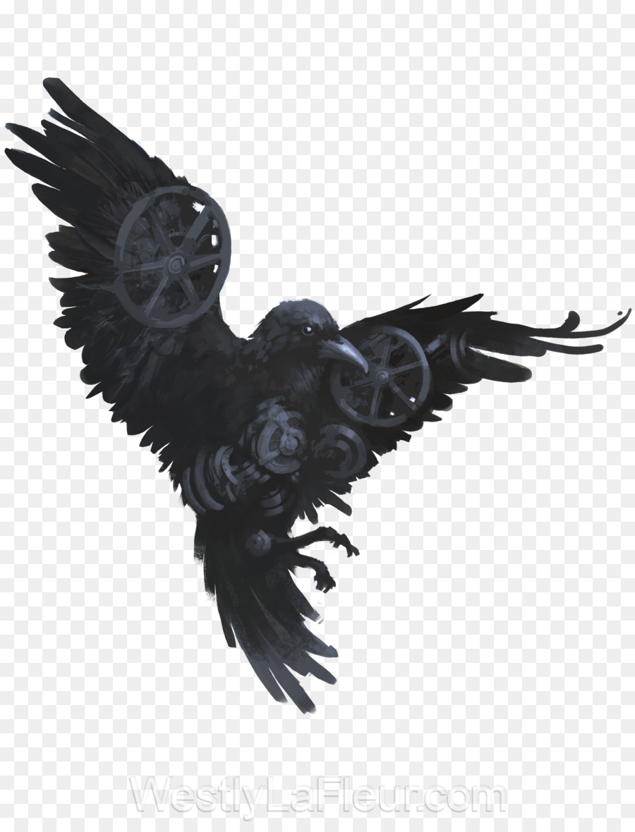 900x1180 American Crow Common Raven Bird Drawing Art - Raven Watercolor Tattoo