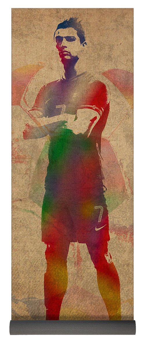 500x1171 Cristiano Ronaldo Soccer Football Player Portugal Real Madrid - Real Watercolor