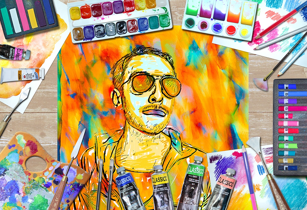 1250x858 Real Watercolor Art By Mrikhokon Graphicriver - Real Watercolor