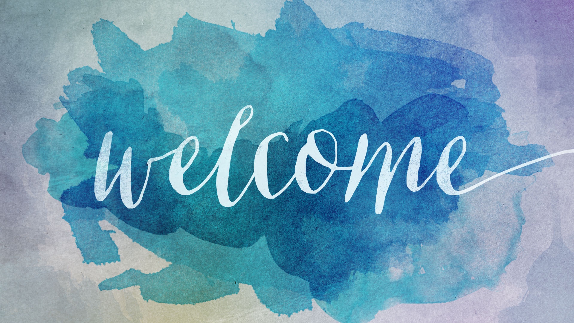 1920x1080 Real Watercolor Welcome - Real Watercolor